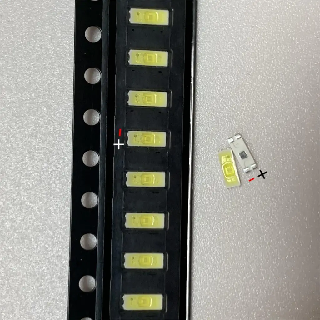 50PCS Lextar LED Backlight Low Power 0.2W 4014 3V Cool white 15.5LM TV Application | Электронные компоненты и