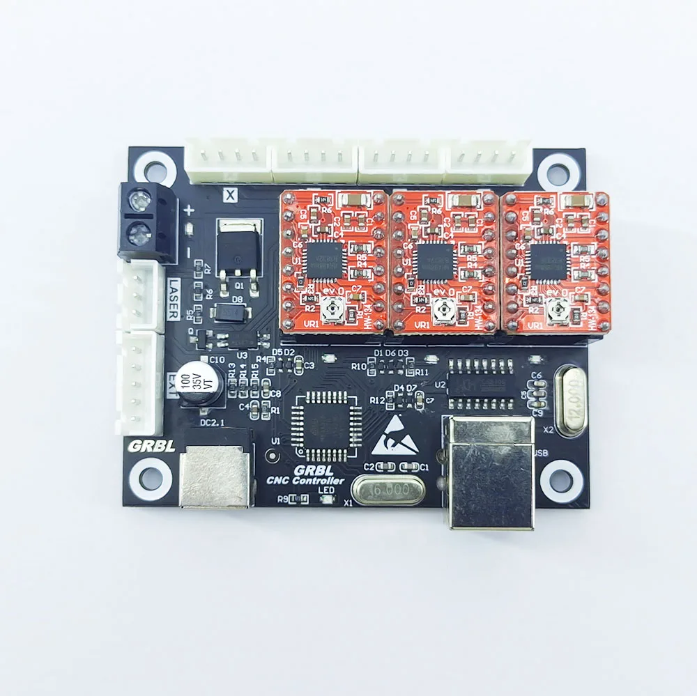 Três-eixo da Placa de Controle Grbl Controlador Laser Comunicação x y z Eixo Cnc Usb - Image 5