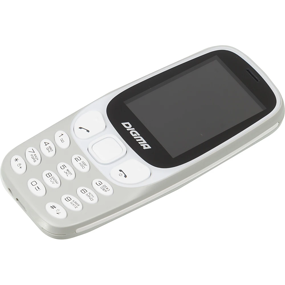 Мобильный телефон Digma Linx N331 2G 32Mb серый 2Sim 2.44" TFT 240x320 0.08Mpix