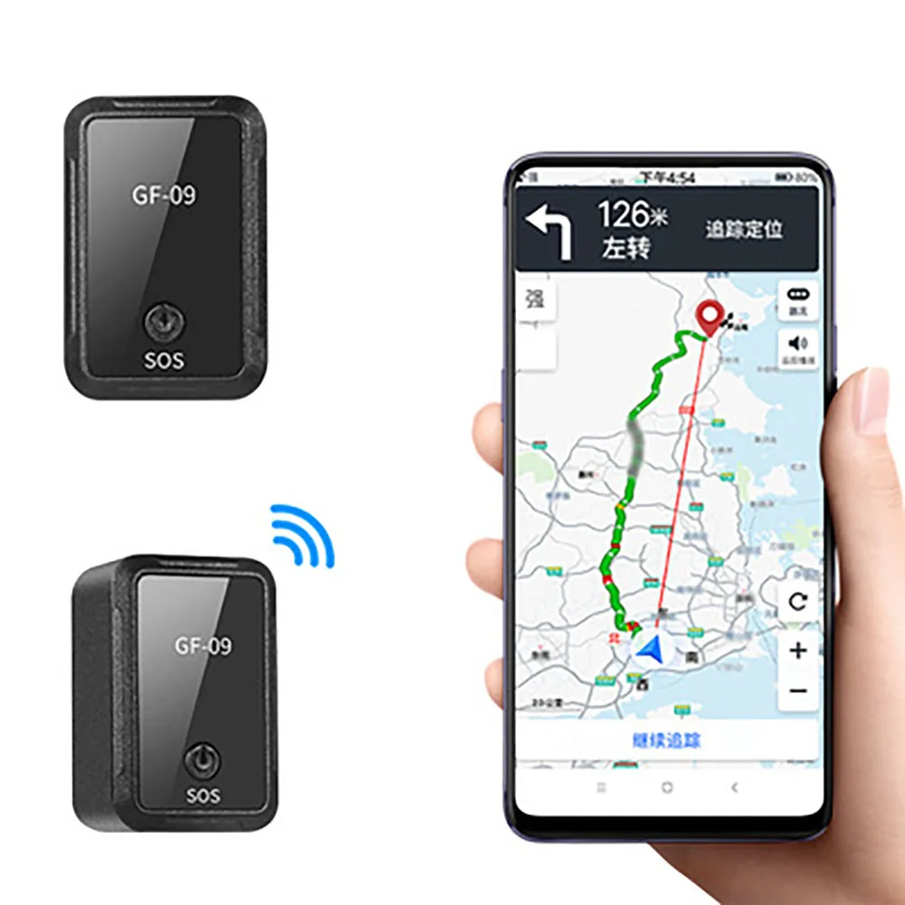 

GF09 Mini GPS Tracker Anti-Theft Device Magnetic Car Locator Voice Recording APP Download Anti-Lost For Pet Elderly And Children