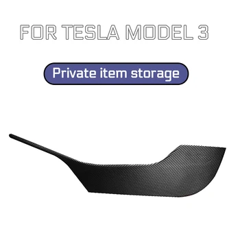 

Car Interior Door Anti Kick Pad Protection Side Edge Film Protector Imitation Carbon Fiber Stickers for Tesla Model 3 2018-2019