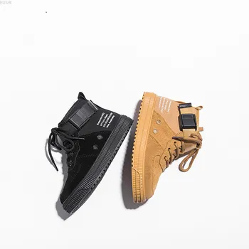 

Children's Board Girls' Shoes Spring and Autumn High Soft Soles Children's and Boys' Casual Shoes Mens Basketball Sneakers