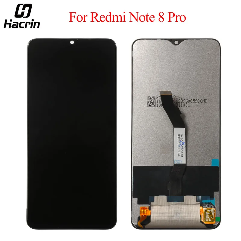 

For Xiaomi Redmi Note 8 Pro LCD Display Touch Screen Digitizer Assembly for Redmi Note 8 Pro LCD Screen Replacement With Frame