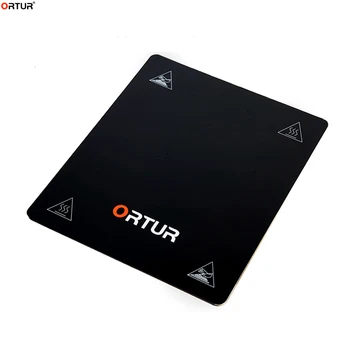 

Ortur4-V1 V2 Original PET 3D Printer Build Plate Heatbed PETG Glossy Hotbed Cover, Very Easy for PLA to Stick on or Remove