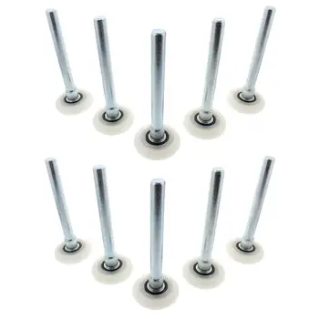 

10pcs 2'' Garage Door Rollers Nylon Wheels Replacement Garage Roller Bearing