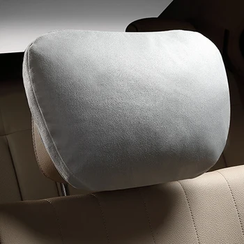 

2pcs Car Neck Pillows Headrest Maybach Design S Class Ultra Soft Pillows For Mercedes Benz Necks Pillow Accessory