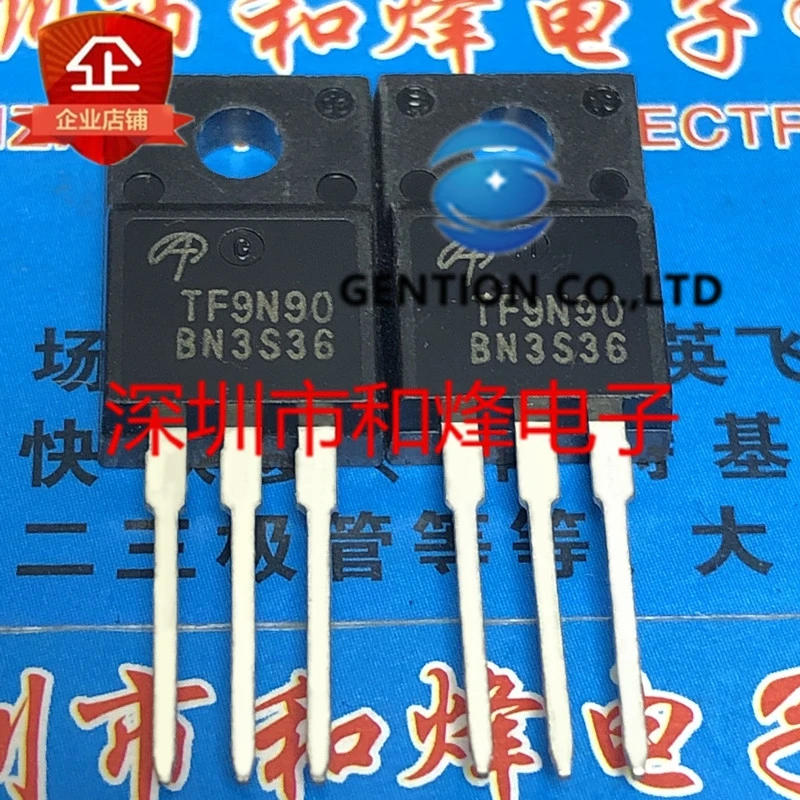 

10 шт AOTF9N90 TF9N90 TO-220F 900V 9A в наличии 100% новый и оригинальный