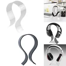 

Universal Curved Shape Acrylic Headset Holder Stand Table Display Rack Bracket
