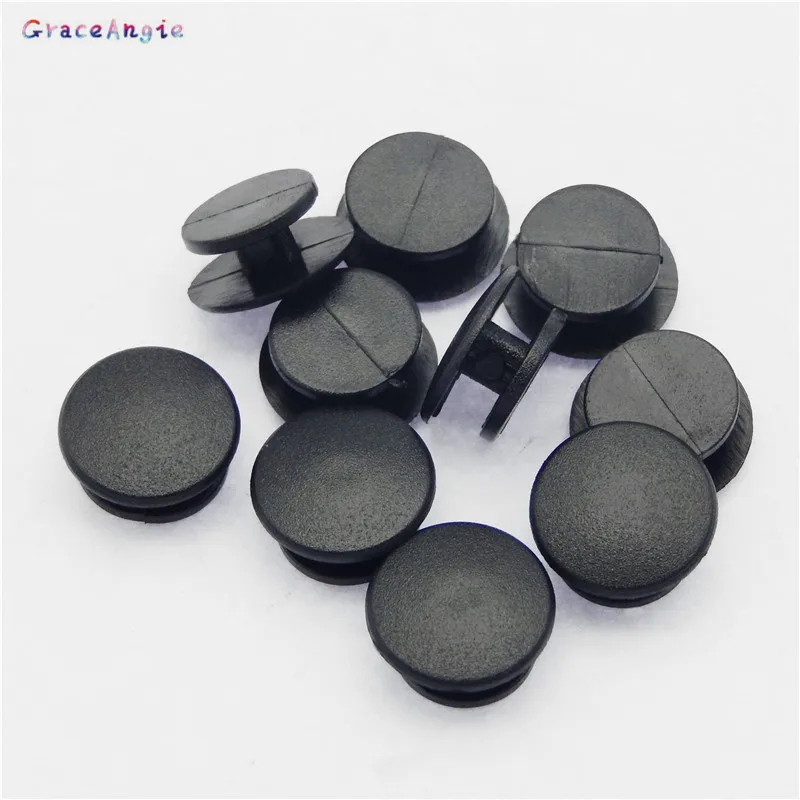 

50pcs Wholeslae Plastic Buttons Black Ornaments For DIY Shoes Charms Kids Shoes DIYAccessories Lightweight Buckles Black Buckle