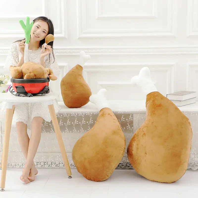 

Creative Large Chicken Legs Plush Toys Pajama Pillow Cartoon Funny Onion Cushion Doll Birthday Gift Doll