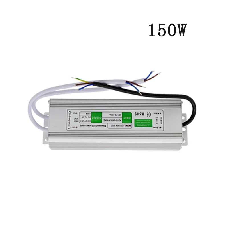 IP68 Водонепроницаемый Светодиодный драйвер 10 Вт 50 Вт 100 Вт 200 Вт Светодиодный источник питания Ac/dc12V/24 В светильник ing трансформаторы для светодиодный питания светодиодный светильник