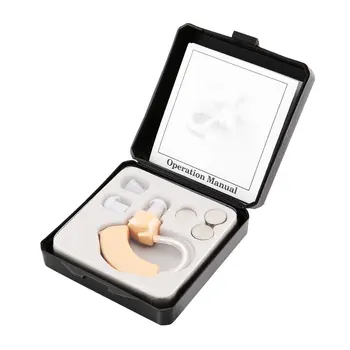 

Portable Hearing Aid Mini Ear Sound Amplifier Adjustable Ear Hearing Amplifier Aid Kit Tone Hearing Aids for the Deaf/Elderly