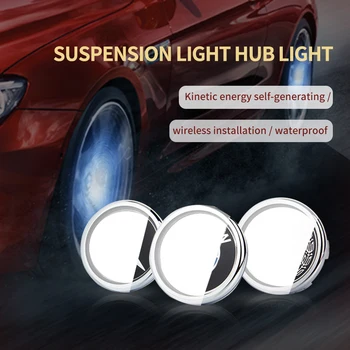 

Hub Light Lamp 4PCS Car Floating Illumination Wheel Center Caps LED Light Cap Cover Lighting Flash Auto For BWM for Cadillac