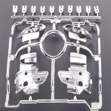 

RC Car Shell Lamp Bucket Kit for 1/10 BMW M3 RC Model Car DIY Silver Plated Light Cup Holder Kits Upgrade Parts