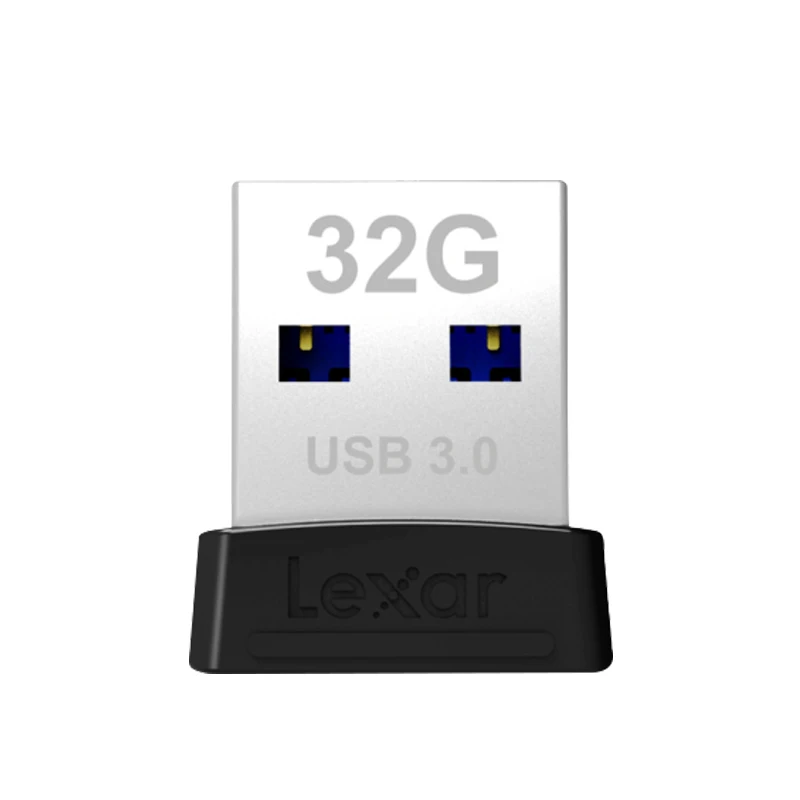 LEXAR USB 3,0 S47 мини-накопитель 32 ГБ 128 ГБ шифрование USB флэш-накопитель карта памяти U диск USB ключ Флешка для ПК - Цвет: Black