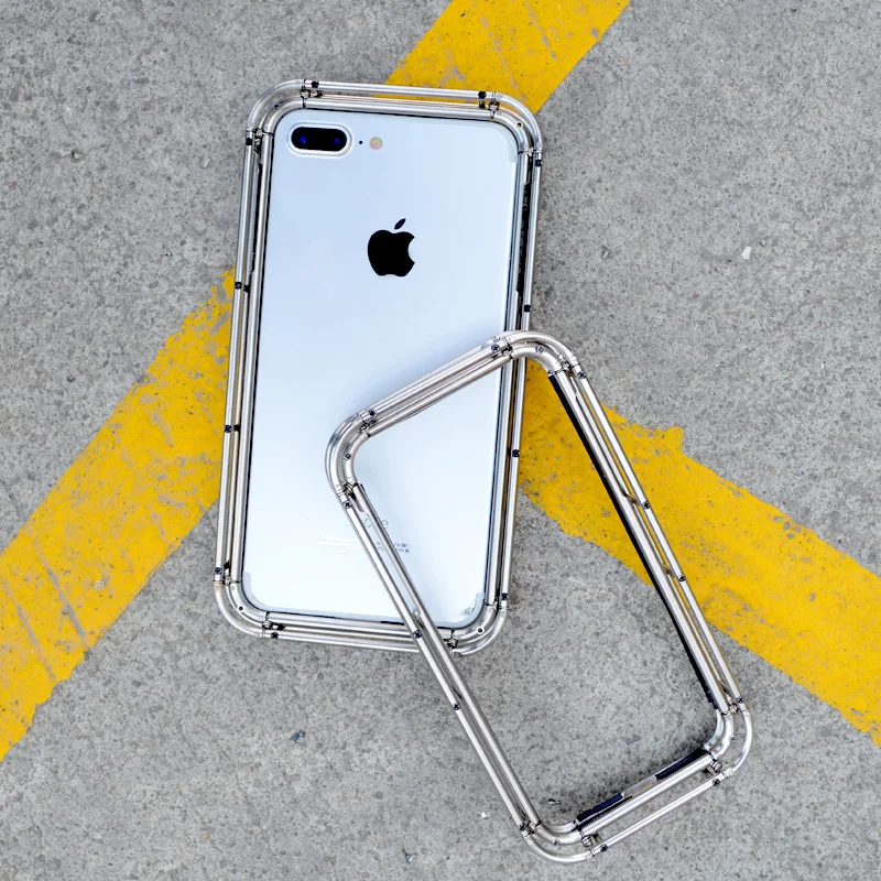 Оригинальный оригинальный защитный чехол ручной работы для iphone8 металлическая