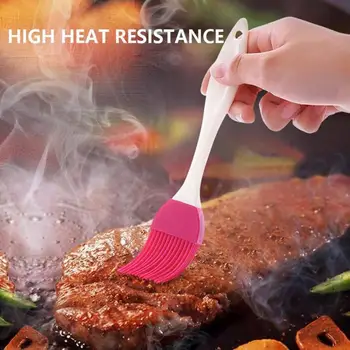 

Silicone Baking Bread Cook Brushes Pastry Brush Baking Bakeware Barbecue Pastry Basting Brush Baking oil Brush Clear Baking Tool