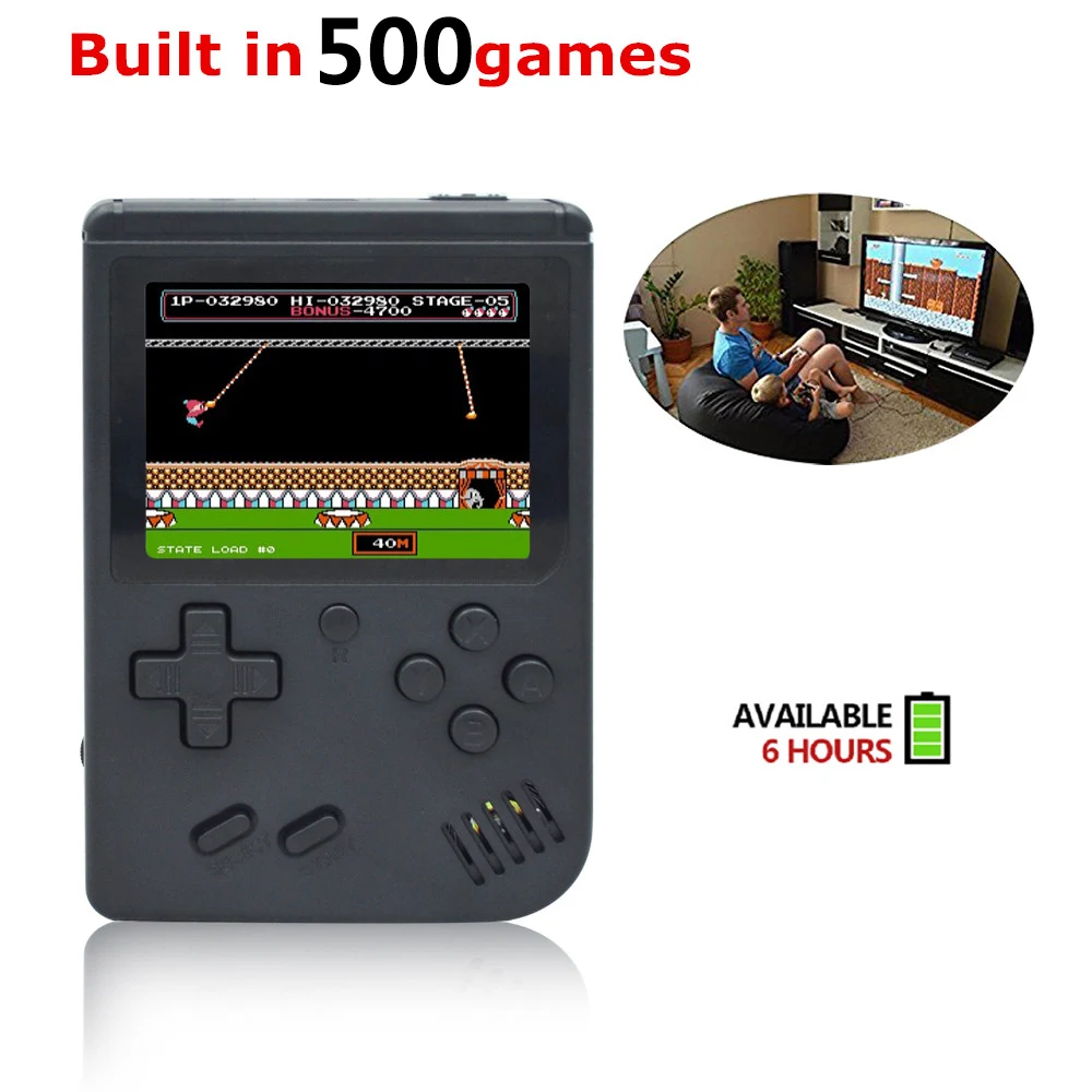 Видеоигры консоль BittBoy-версия ретро игры портативные игры плеер мини ТВ 8 бит sup игры 400+ portatil consola подарок