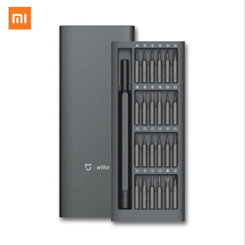 Оригинальный набор отверток Xiaomi Mijia wiha с использованием 24 точных магнитных биты Al