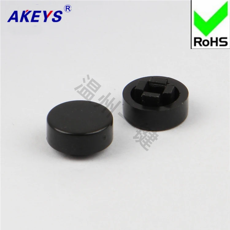 

A44 touch switch hat black red round keystroke cap 6* 6 * 7.3