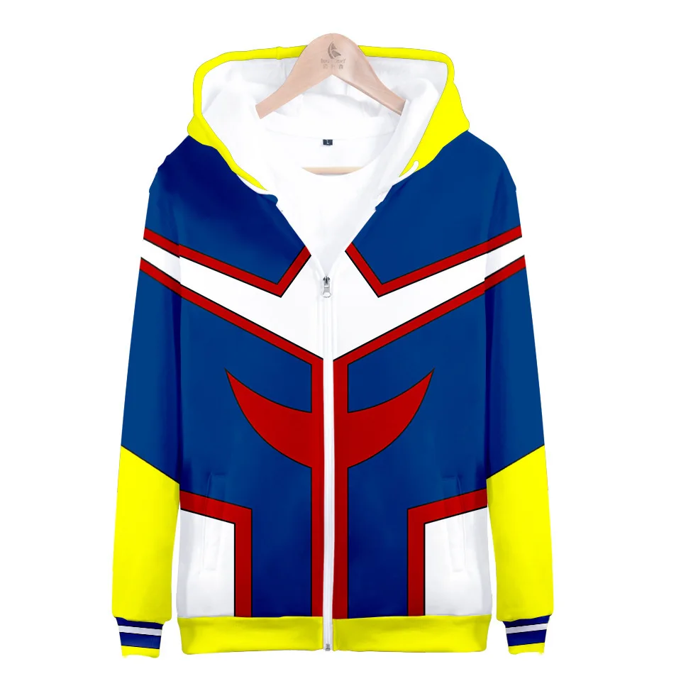 Толстовка с капюшоном My hero академия Harajuku izuku midoriya shouto todoroki boku no моя 3D