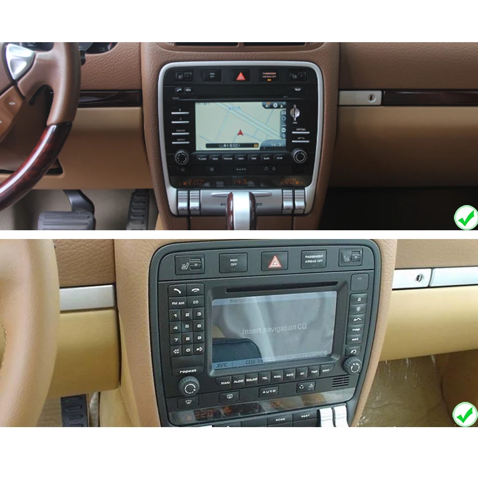 Top DSP IPS Android 9.0 Car multimedia player dvd GPS navigation autoradio for Porsche Cayenne/S/GTS 2003-2010 car radio stereo obd2 4