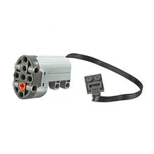 Servo motor tecnologia peças blocos de construção montagem do brinquedo servo-motor funções ferramenta moc tijolos servo direção brinquedos presente