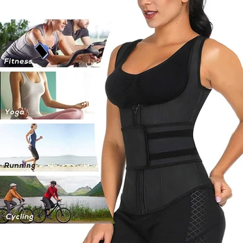 

Women Waist Trainer Corset Shapers Slimming Belt Exercise Waist Support Pressure Protector Body Gym Fitness Sports Spandex Solid