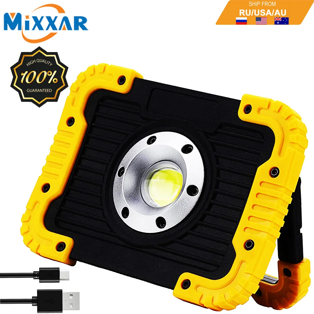 

EZK20 Dropshipping Rechargeable LED Work Outdoor Camping Light with Built-In Battery Power Bank for Workshop Construction