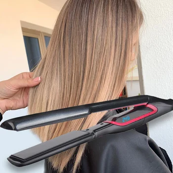 

2020 New Electronic Ceramic Fast Hair Straightener Portable Hair Flat Iron Professional Straightening Irons LCD Dropshipping