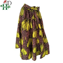 Хлопок летняя африканская одежда юбка с принтом длинная юбка макси Дашики африканская одежда для женщин юбка с высокой талией юбки