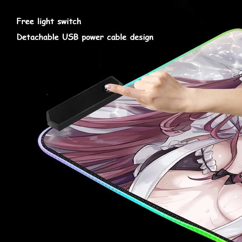 XGZ большой RGB коврик для мыши черный замок край HD Япония Аниме Принцесса Девушка колокольчик на заказ Компьютерная клавиатура стол коврик резиновый нескользящий Xxl