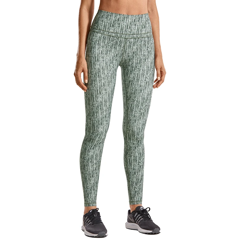 CRZ колготки для йоги спортивная одежда для женщин штаны для йоги спортивная одежда леггинсы для фитнеса женские леггинсы с высокой талией - Цвет: Stripe Multi07