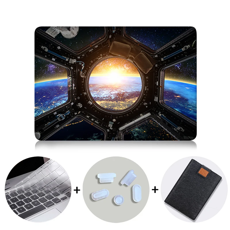 Чехол MTT для Macbook Air Pro retina 11, 12, 13, 15 дюймов, чехол с сенсорной панелью, космическая капсула, 13,3, 15,4 дюймов, чехол для ноутбука A1706, A1466 - Цвет: MB09