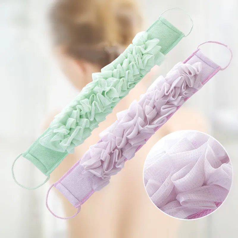 1Pcs Body Wash Scrub Sponges For Body Brush Back Exfoliating Washcloth Accessories For Baths Belt Shower Brushes Scrubber Sponge