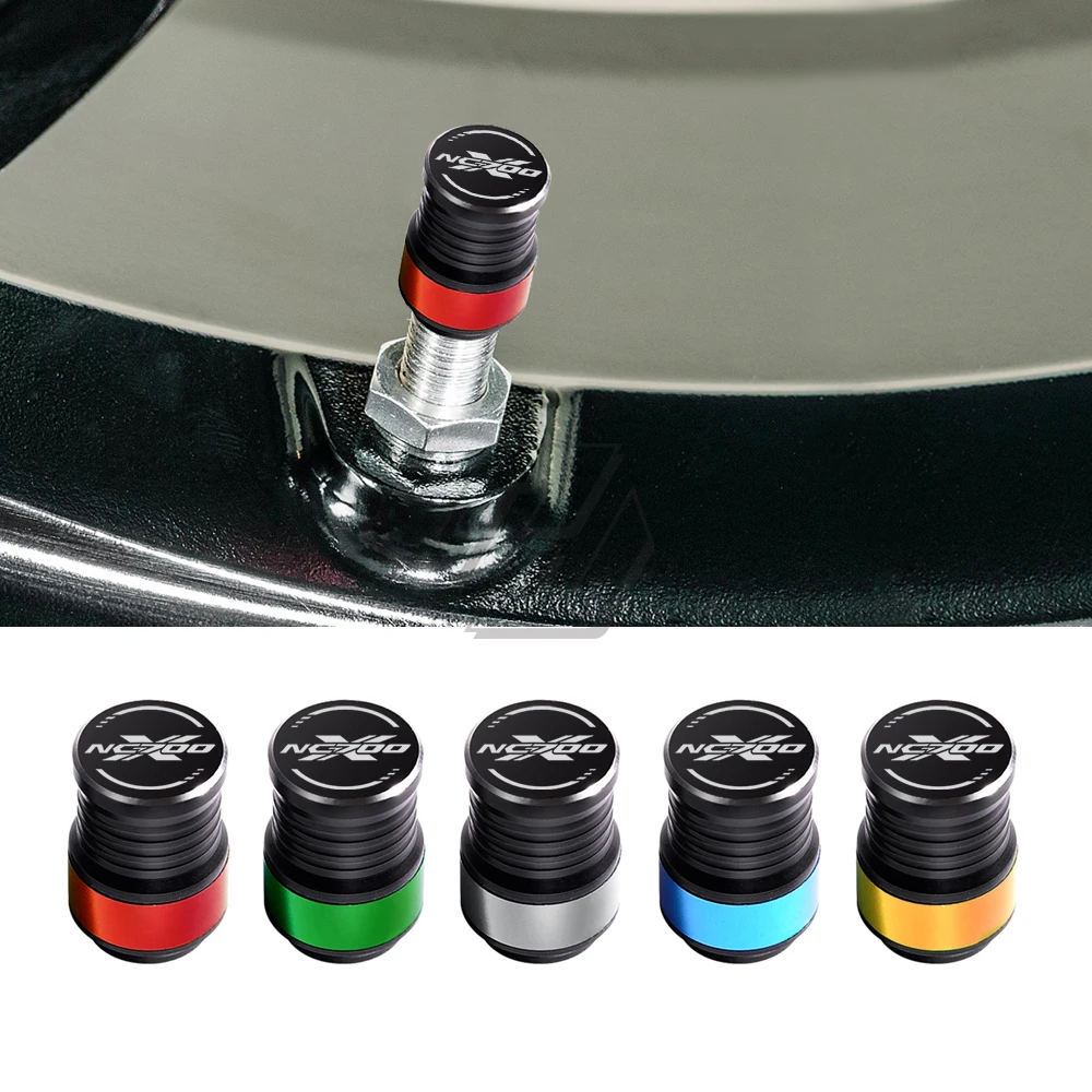 

For Honda NC700X CNC Aluminum Motorcycle Wheel Tire Valve caps cover CNC 5 color