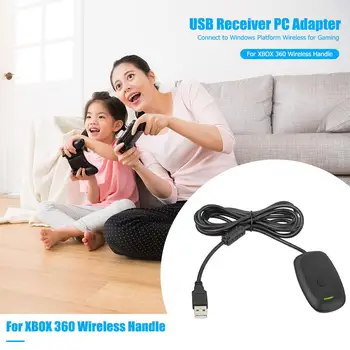 

VODOOL PC Wireless Controller Gaming Receiver Adapter Cable for Microsoft Xbox 360 Wireless Controller Gamepad With CD Drive