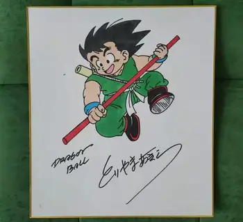 

hand drawn signed Toriyama Akira autographed Shikishi Card Board Dragon Ball rare 27*24 cm 0720197