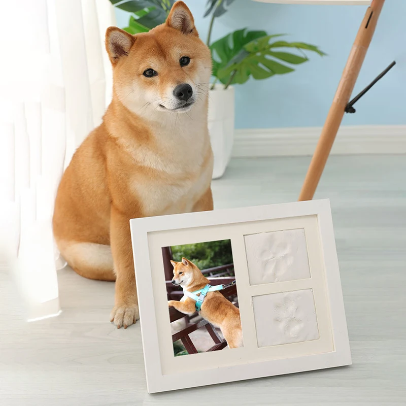 Pet Memorial фоторамка-набор для печати с глиной-Pet Keepsakes Kit-Remembrance Декор