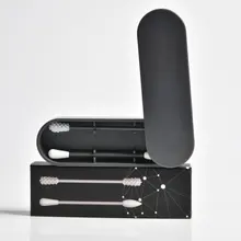 2 шт многоразовые ватные тампоны для чистки ушей Косметические Силиконовые палочки для чистки макияжа и сенсоров