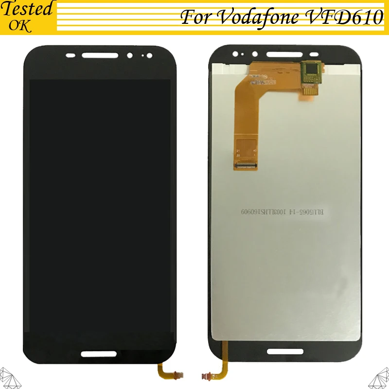 

100% Tested Working For Vodafone Smart N8 LTE VFD-610 Full LCD DIsplay + Touch Screen Digitizer Assembly for VFD610 VFD 610 LCD