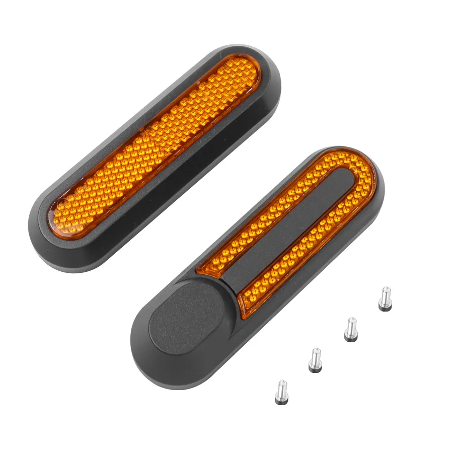 Cubierta protectora de rueda para patinete eléctrico Xiaomi Pro 2/1S/m365  Pro, tubo reflectante de seguridad delantero y trasero, piezas reflectoras  nocturnas - AliExpress