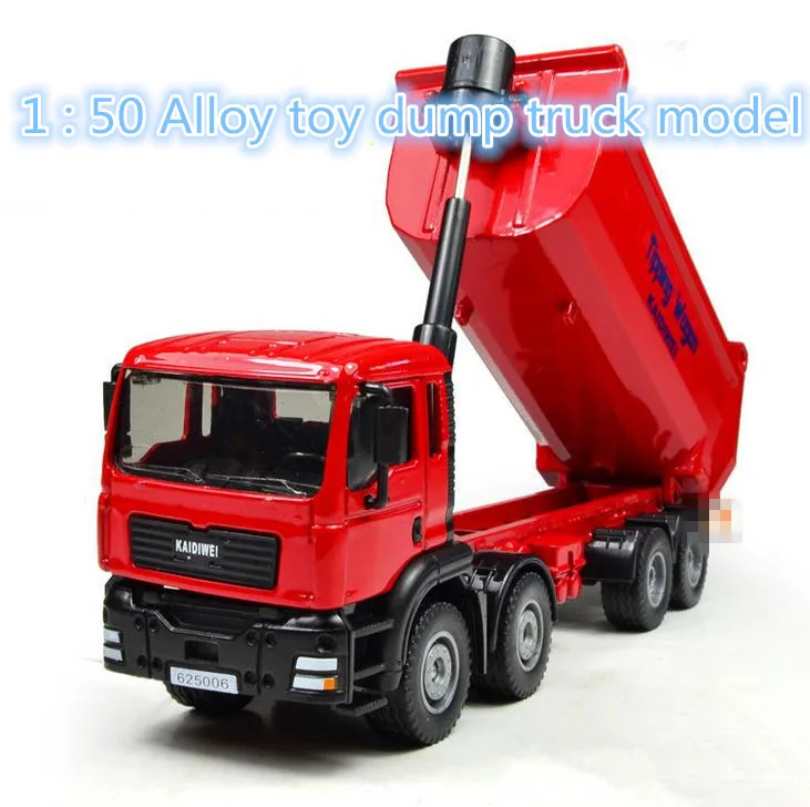 

Free shipping ! 1 : 50 alloy slide car toy models construction vehicles ,dump truck model,Children's favorite