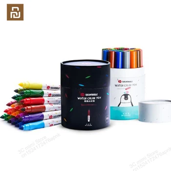 

24 color xiaomi mijia washable watercolor pen child fun dyed watercolor pen art mark painting pen school supplies smart home