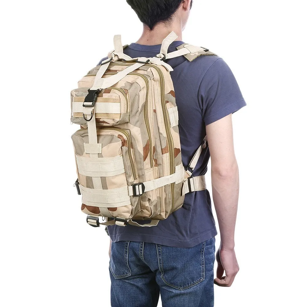  3D Military Tactical Backpack Army Camouflage Molle Bag Tactical Outdoor Sports Camping Hunting Pac