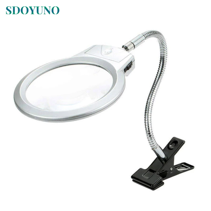 

SDOYUNO Painting by number Tool LED Light Paint by numbers Tools Led Magnify Glass Illuminated Magnifier Microscope Magnifying