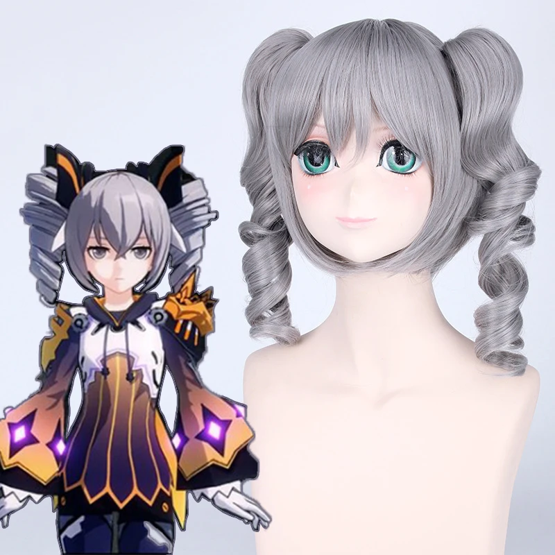 Парик для косплея по мотивам игры Honkai Impact 3 термостойкий синтетический Хэллоуина