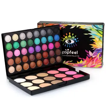 

55/80/95 Colors Make Up Eyeshadow Palette Paleta De Sombra Maquiagem Press Powder Professional Palette Foundation MKXJ