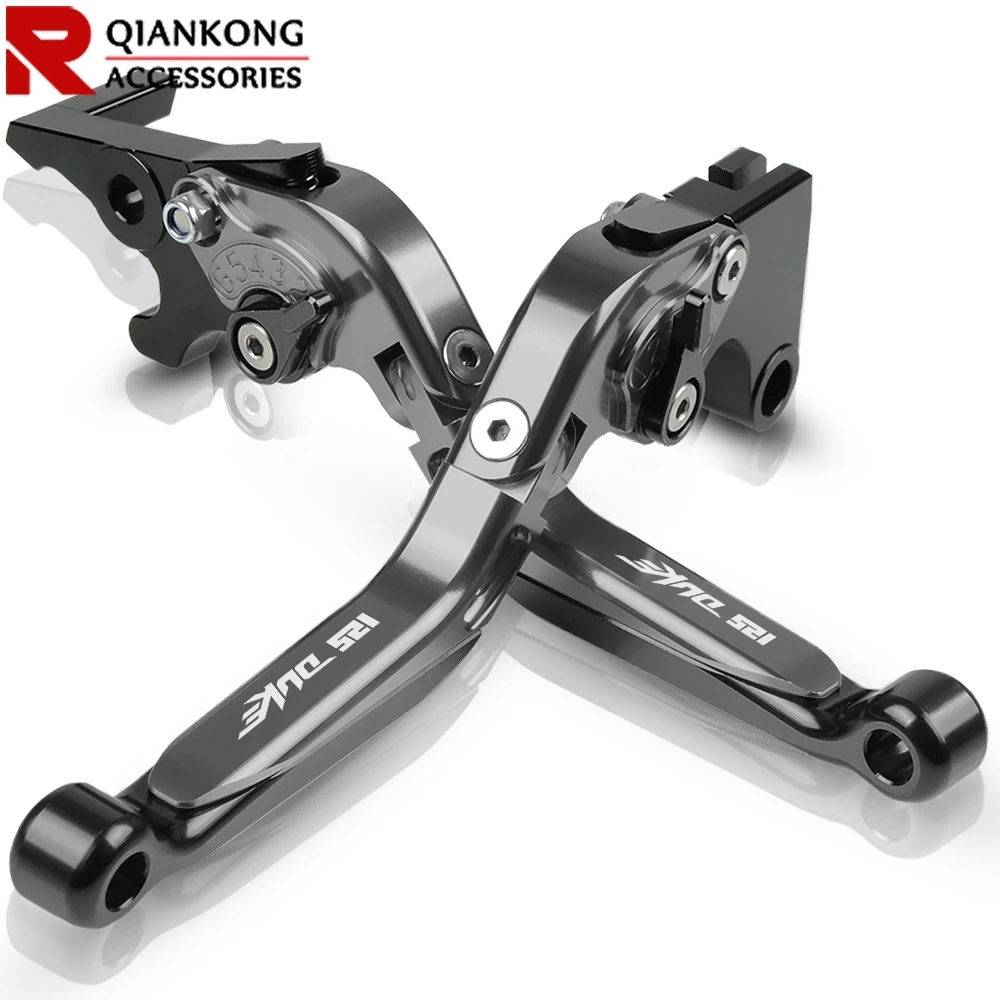 CNC рычаги тормоза мотоцикла сцепления для KTM 125 DUKE 2011- 2012 2013 скремблер Регулируемый рычаг складной Мото Аксессуары - Цвет: 125 DUKE 2011-2019