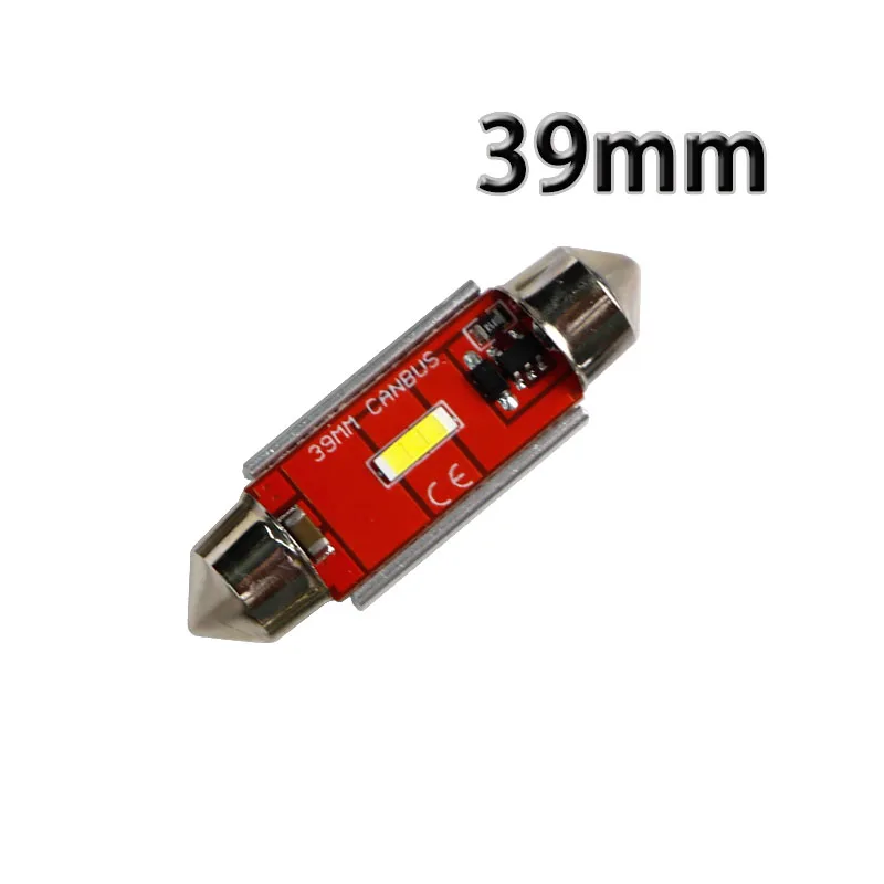 100 шт. купольные огни гирлянда C5W Canbus 0.23A 0.25A 1200 люмен 3W 31 мм 36 мм 39 мм 41 мм 1860 чипы светодиодный купольный фонарь для интерьера